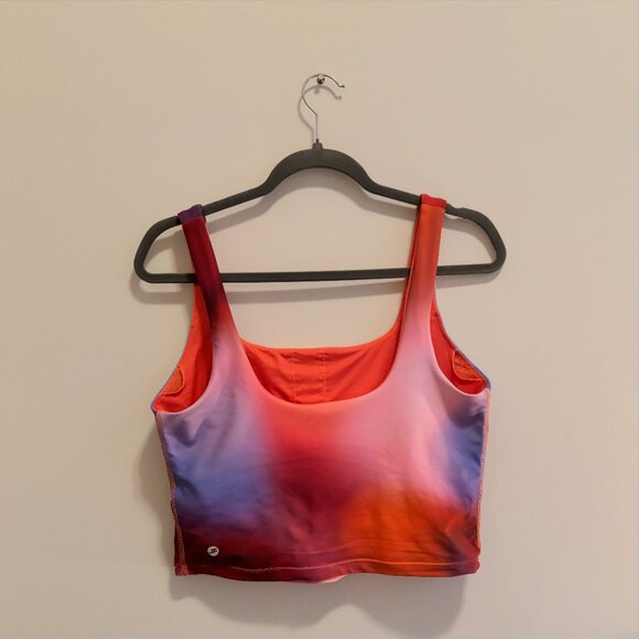 Joe Fresh Pink + Purple Align Dupe Sports Bra - Picture 4 of 5